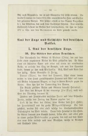 Aus der Sage und Geschichte des deutschen Volkes