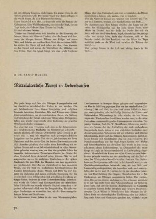 30-38 Mittelalterliche Kunst in Bebenhausen