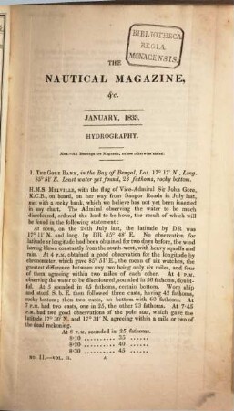 Nautical magazine : a magazine for those interested in ships and the sea. 2. 1833