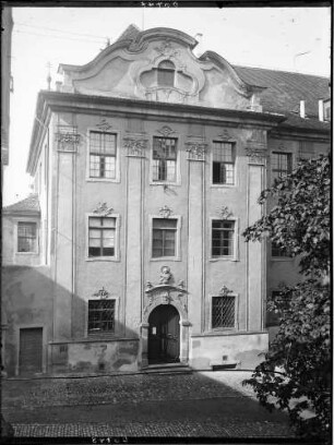 Meersburg Neues Schloss Ansicht Nordfassade, östlicher Eckrisalit
