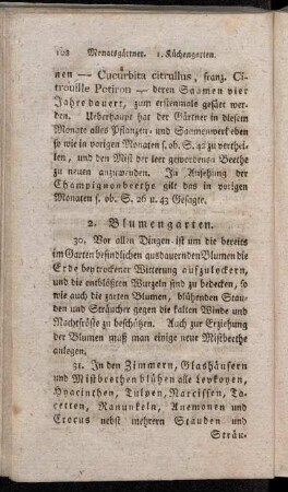 2. Blumengarten.