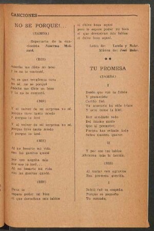 No se porque!... : (Zamba)