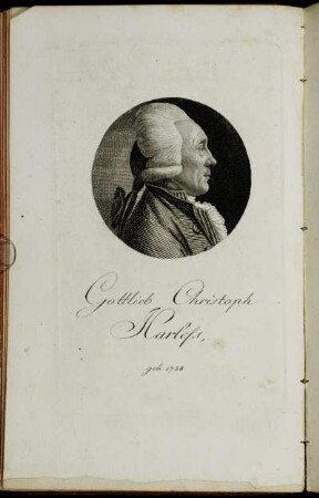 Gottlieb Christoph Harleß. - Franz Xaver Jellenz.