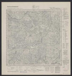 Messtischblatt 20100 = [731] : Herzogskirchen, 1940 : Messtischblatt 20100 = [731] : Herzogskirchen. - Aufn. 1925, Hrsg. 1929, red. Änderungen Namen (Stand vom 1.10.1938), Ausg. 1940. - [Berlin] : Reichsamt für Landesaufnahme, 1940. - 1 Kt. : einfarb.