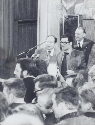 Walter Womacka : Eröffnungsfeier der Akademie der Künste der DDR im Langenbeck-Virchow-Haus anlässlich der Einweihung des neuen Gebäudes