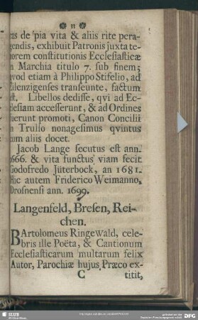Langenfeld, Bresen, Reichen