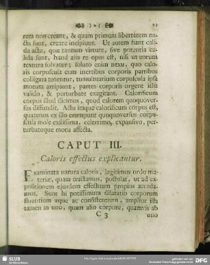 Caput III. Caloris effectus explicantur
