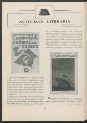 Actividad literaria