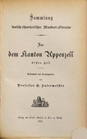 Schwizer-Dütsch : Sammlung deutsch-schweizerischer Mundart-Literatur, 4
