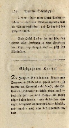 Siebzehntes Kapitel
