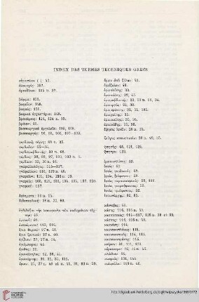 Index des termes techniques grecs