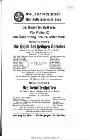Die Hosen des heiligen Bartolus