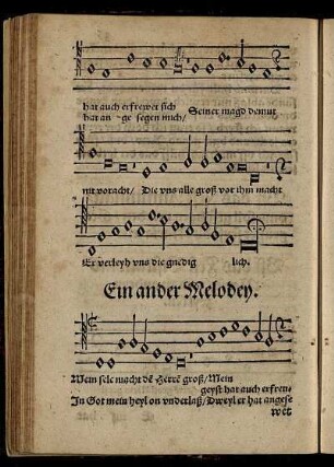 Mein sele macht den Herren groß / Ein ander Melodey