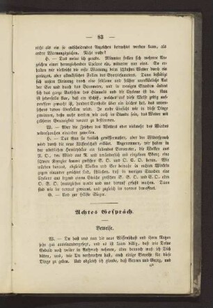 Achtes Gespräch - Beweise