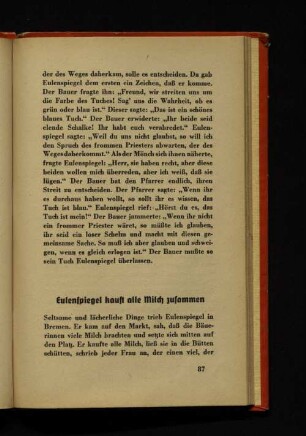 Eulenspiegel kauft alle Milch zusammen