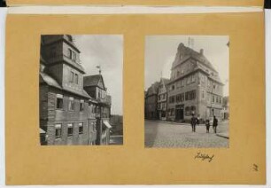 Wohnhäuser, Butzbach: Ansichten (aus: Skizzen- und Fotoalbum 23)