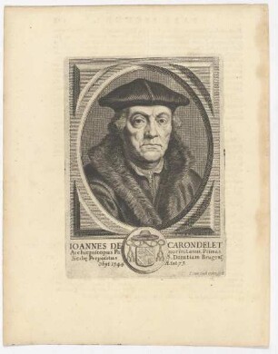 Bildnis des Ioannes de Carondelet