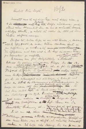 Brief an Ethel Smyth : 1900