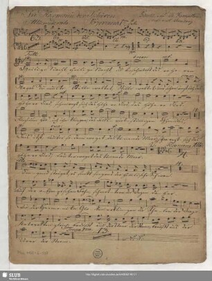 Die Harmonie der Sphären - Mus.4160-G-507 : V (3), Coro, orch