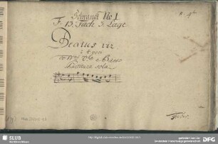 Beatus vir. Arr - Mus.2720-E-1,3 : V (4), Coro, strings, bc - G