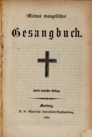 Kleines evangelisches Gesangbuch