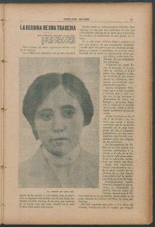 La heroína de una tragedia