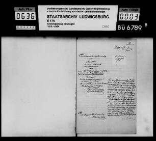 Schuldenwesen der Schulgemeinde Jagstheim
