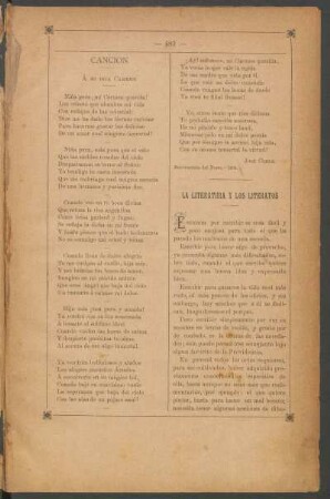 La literatura y los literatos