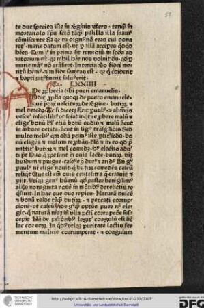Audit propheta quoque de puero Emanuele quem predixit nasciturum de virgine...