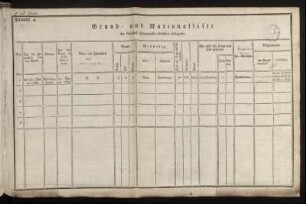 Formular 4. Grund- und Nationalliste der [...] Leibgarde