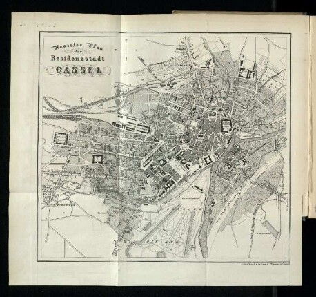 Neuester Plan der Residenzstadt Cassel