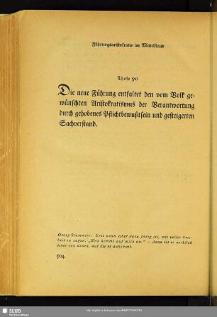 These 90: Führungsaristokratie im Mittelstand