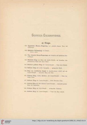 Schmuck-Gegenstände (Nr. 929 - 1103)