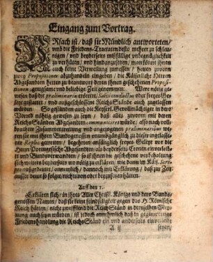 Replica So Die Herrn Frantzösische Gevollmächtigte den 7. Januarij 1646 denen Herrn Mediatoren, auff das jüngstes Käyserl. Antwort. Mit mehrerem Mündlich vorbracht