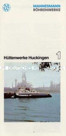 Werbe- und Informationsprospekt über das Hüttenwerk in Huckingen - Sachkonvolut