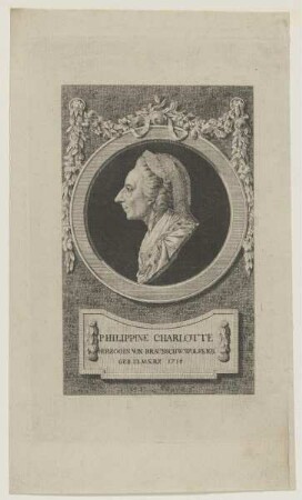 Bildnis der Philippine Charlotte, Herzogin von Braunschw.Wolfenb.