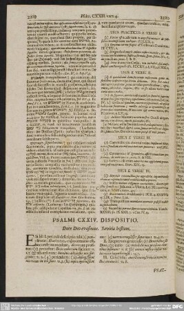 Psalmi CXXIV. Dispositio. Duce Deo evasimus. Servitia hostium
