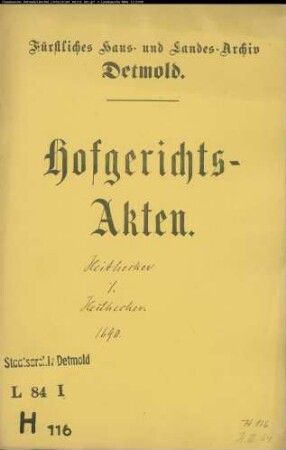 Heithecker, Franz' Frau gegen Kord Heithecker jun. - Beleidigung