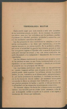 Terminología militar