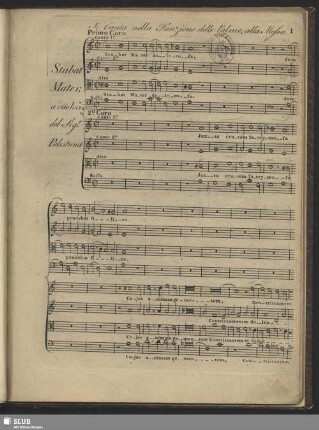 Palestrina, Giovanni Pierluigi da: Stabat mater