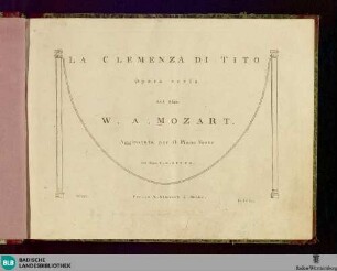 La clemenza di Tito : Opera seria