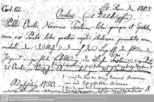 Literatura Romana A 1803