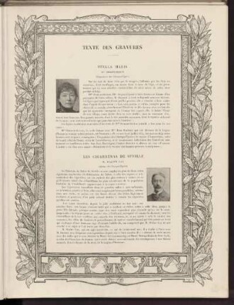 Texte des gravures