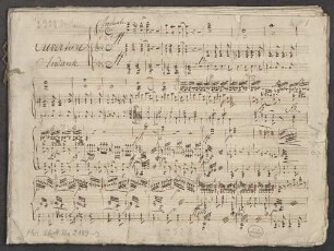 Don Giovanni, vl, pf, KV 527, Excerpts, Arr - BSB Mus.Schott.Ha 2189-2 : [heading, at left with pencil:] Don Juan