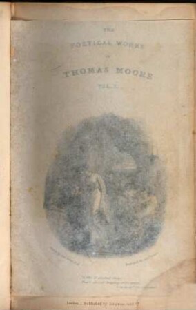 The poetical works of Thomas Moore : Collected by himself. In 10 volumes, 1