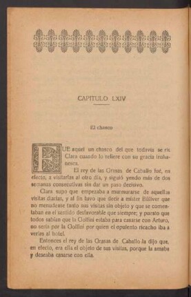 Capítulo LXIV - El chasco