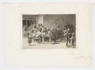 Lumpenhandwerk (Kabarett der Lumpensammler), Blatt 9 der Folge "Paris geht und Paris kommt"
