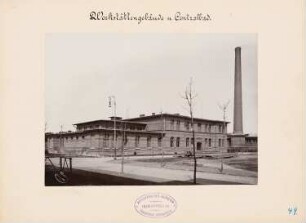 Provinzial-Irrenanstalt, Conradstein Werkstattgebäude und Zentralbad: Ansicht