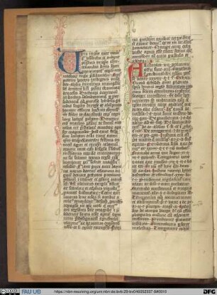 Regula Sancti Benedicti cum glossa Petri Boerii - UER MS 155