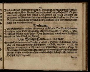 Vom Welschen Han Num. II. III. und IV.